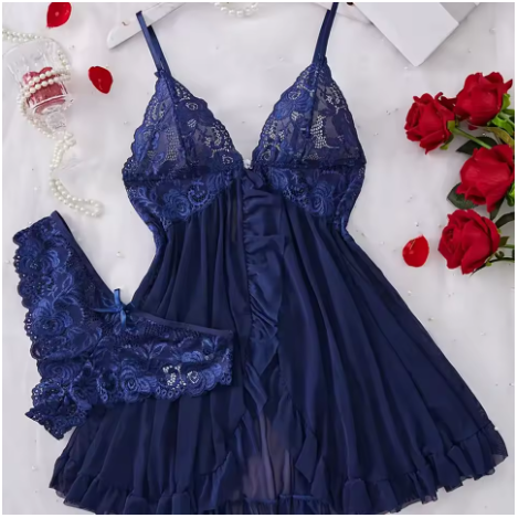 Lace Babydoll Set