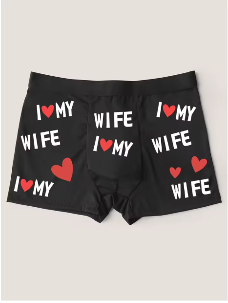 "I Love My Wife" Men Boxers