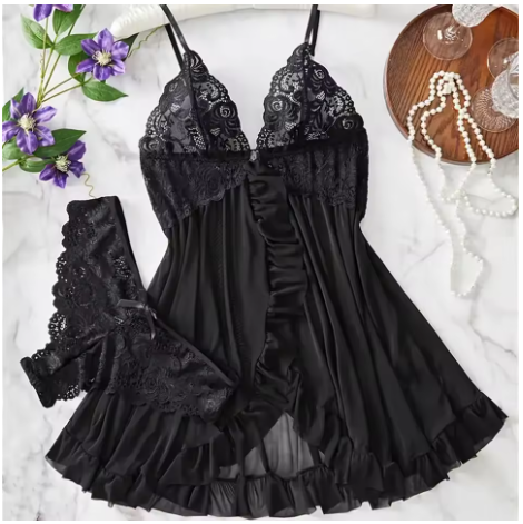 Lace Babydoll Set